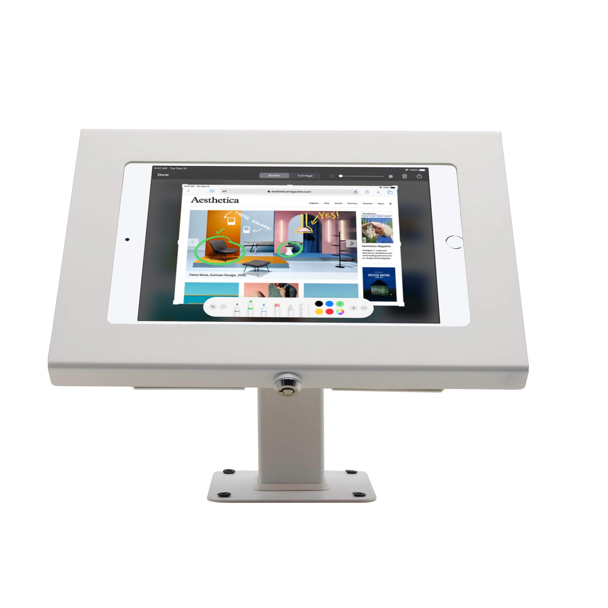 TABcare Adjustable Metal iPad Stand Holder for iPad 7/8/9/10.2