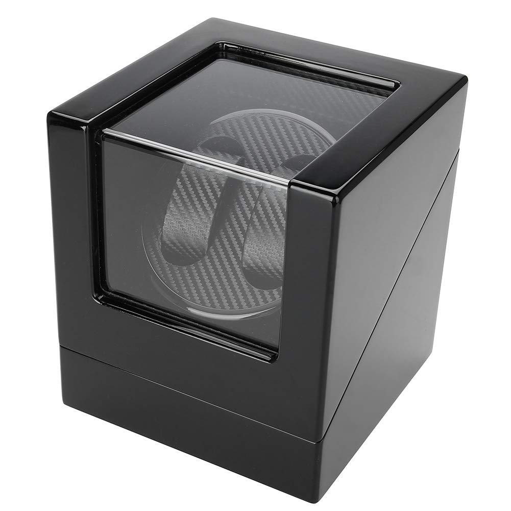 2 Grid Auto Rotation Watch Winder Case - Swivel Storage & Display Box for Automatic Watches | Perfect for Watch Collectors & Luxury Timepiece Storage