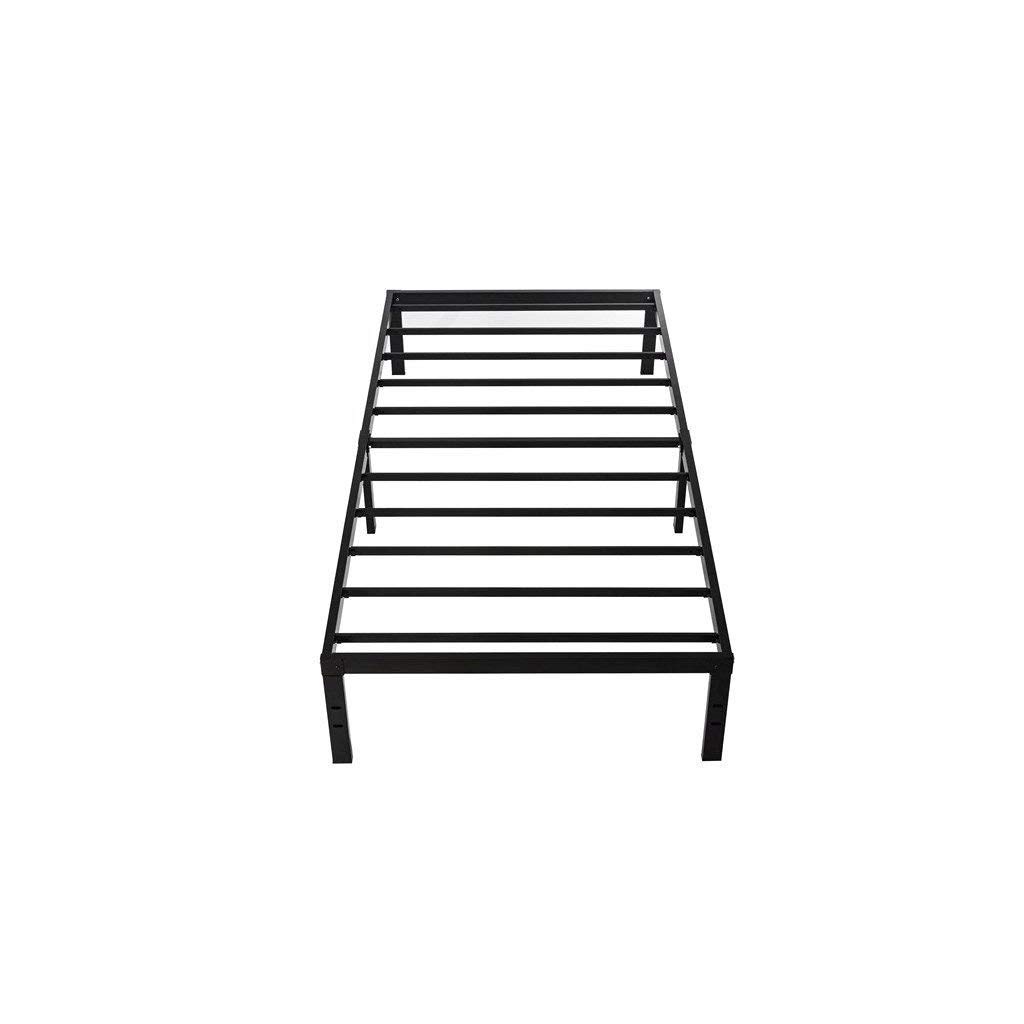 Twin XL Black Metal Platform Bed Frame - Sturdy & No Box Spring Needed - Perfect for Dorms, Apartments & Small Spaces