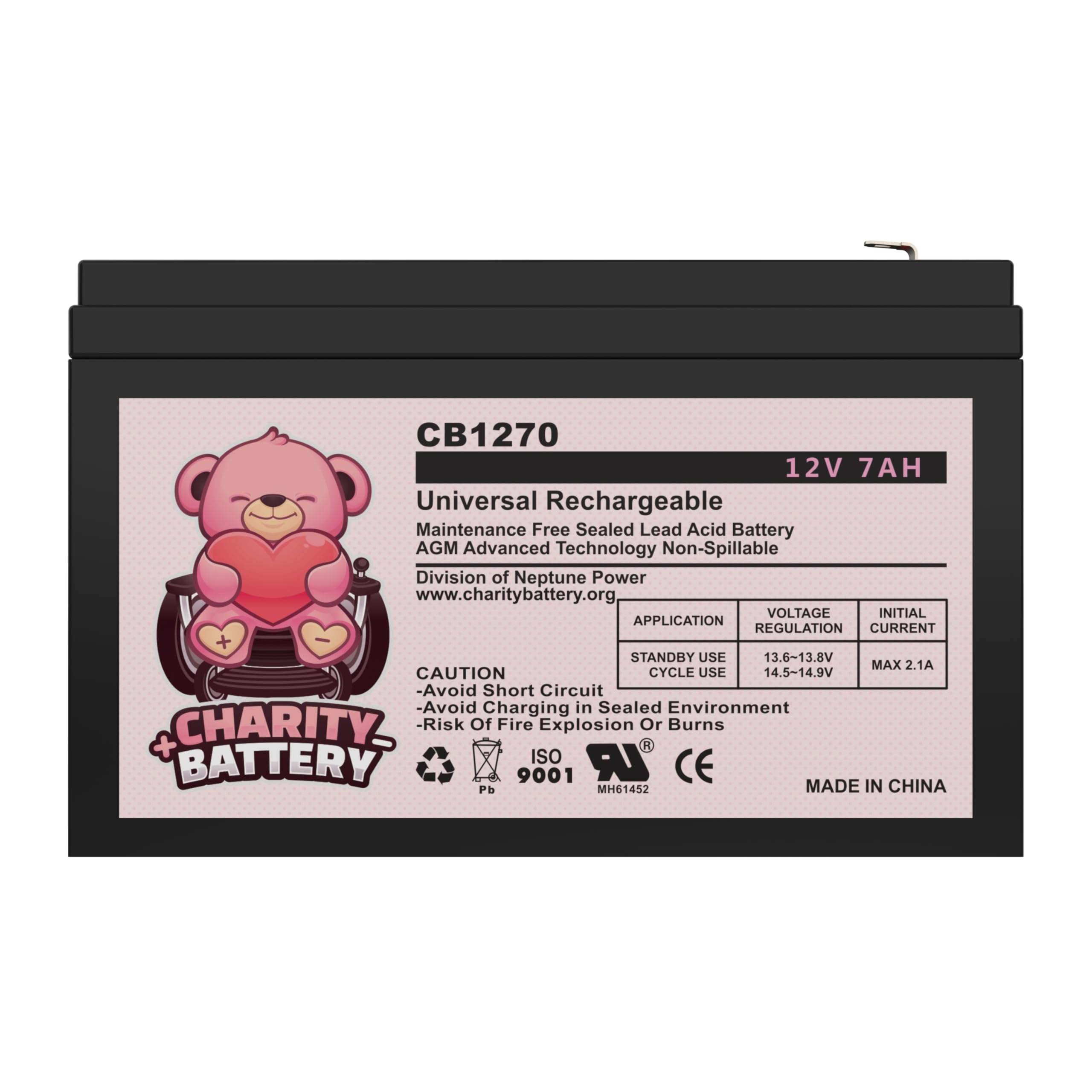 12V 7Ah SLA Replacement Battery for Emergency Lighting - Compatible with Concealite 30203 - Backup Power for Exit Signs & Security Systems