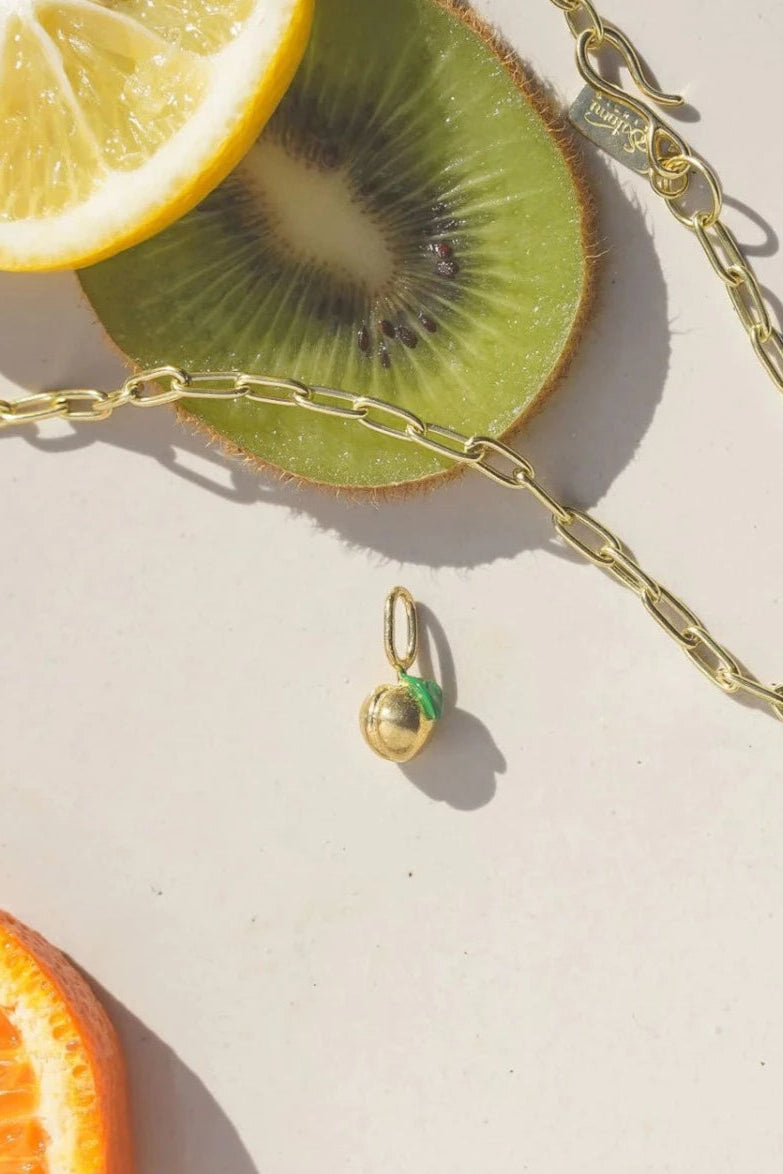 Fuzzy Peach Charm - Cute Kawaii Keychain for Bags, Backpacks & Gifts | Perfect for Girls, Teens & Anime Lovers