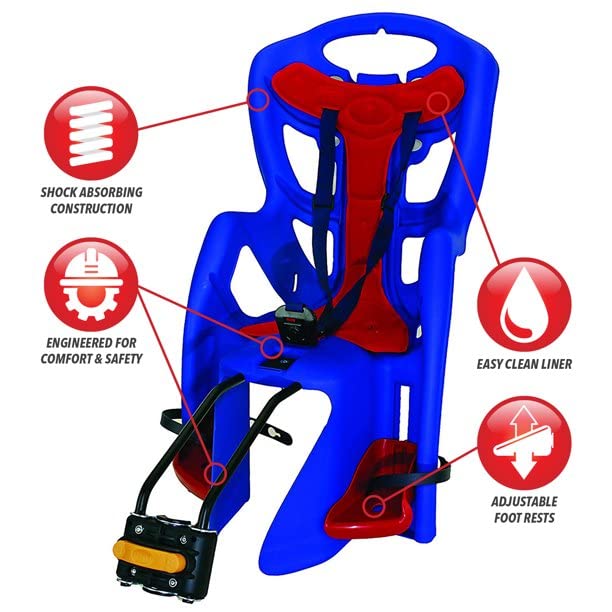 Best Bicycle Baby Carrier - Universal Stem, Seatpost & Rack Mounts for Safe Cycling with Kids - Perfect for Family Rides, Commuting & Outdoor Adventures