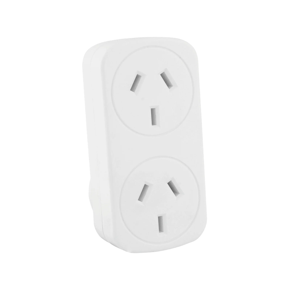 Avan Double Surge Protector with 6 Outlets - 900 Joules Power Strip for Home & Office - USB Charging Ports, Wall Mountable, Space Saving Design - Perfect for Electronics, Computers, TVs and Gaming Setups