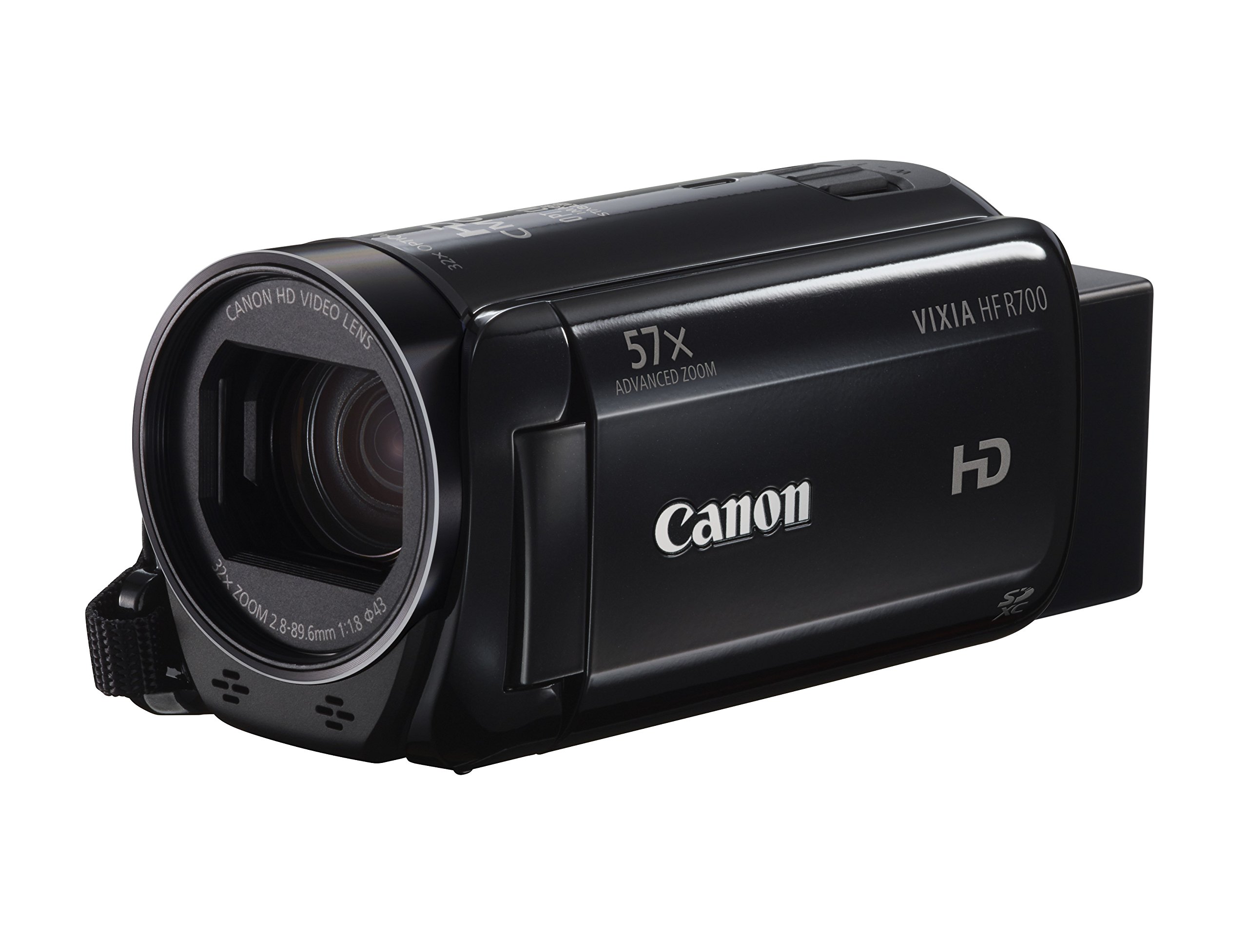 Canon VIXIA HF R700 Full HD Camcorder with 32x Optical Zoom - Black | Professional Home Video Recording for Family Events, Travel & Vlogging