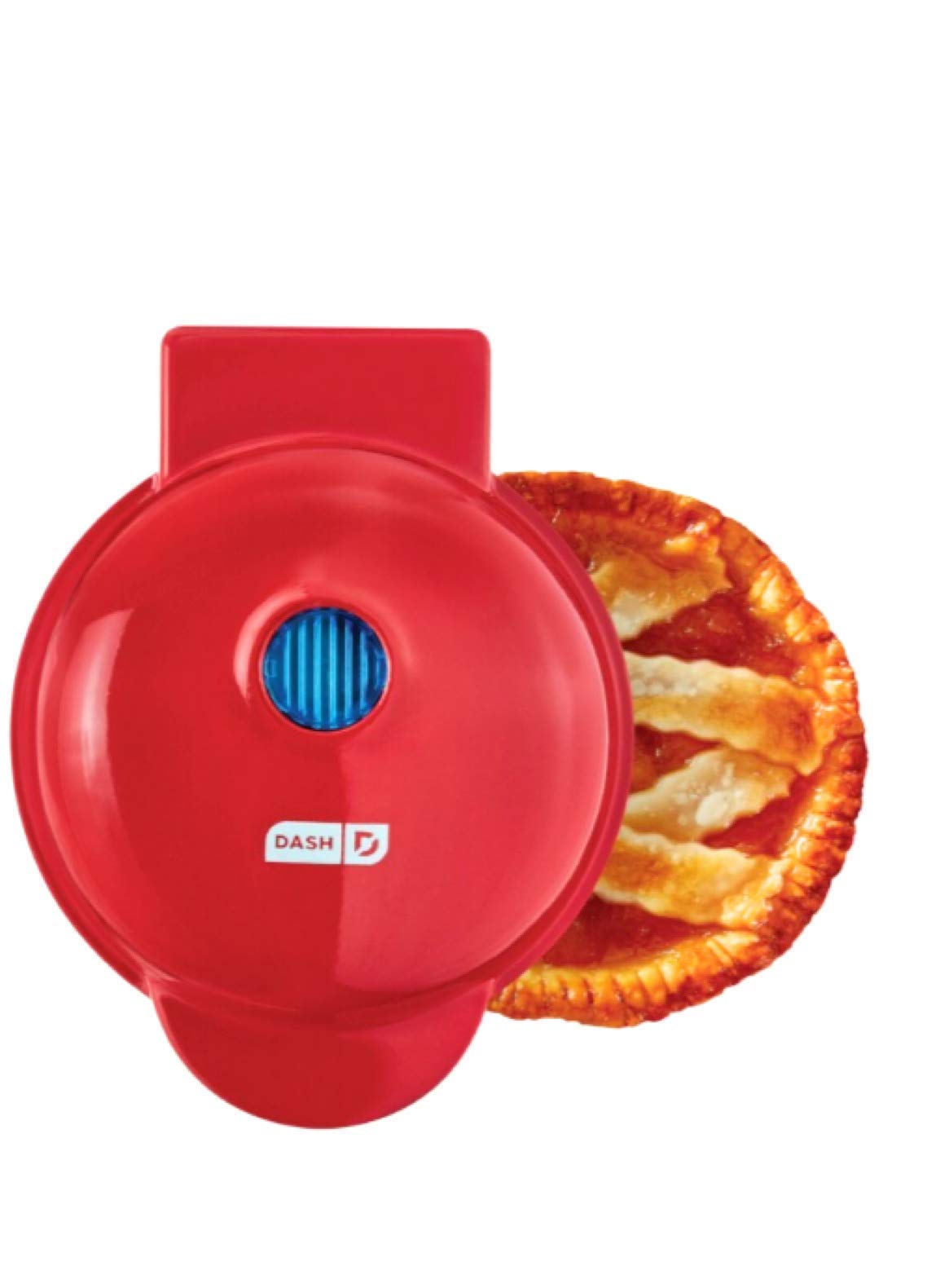 Mini Pie Maker - Red Electric Personal Pie Maker for Homemade Pies, Tarts & Desserts | Perfect for Breakfast, Snacks & Party Treats