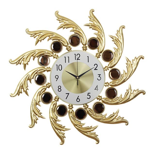 GAOXIN Creative Cyclone Wall Clock - Silent Non-Ticking Battery Operated, Modern Nordic Style Home Decor for Living Room, Bedroom, Office | Perfect Wall Decoration & Unique Gift Idea