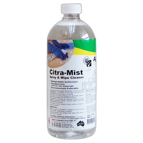 Agar Citra Mist Spray and Wipe Cleaner - Multi-Surface Disinfectant for Kitchen, Bathroom & Office | Kills 99.9% Germs