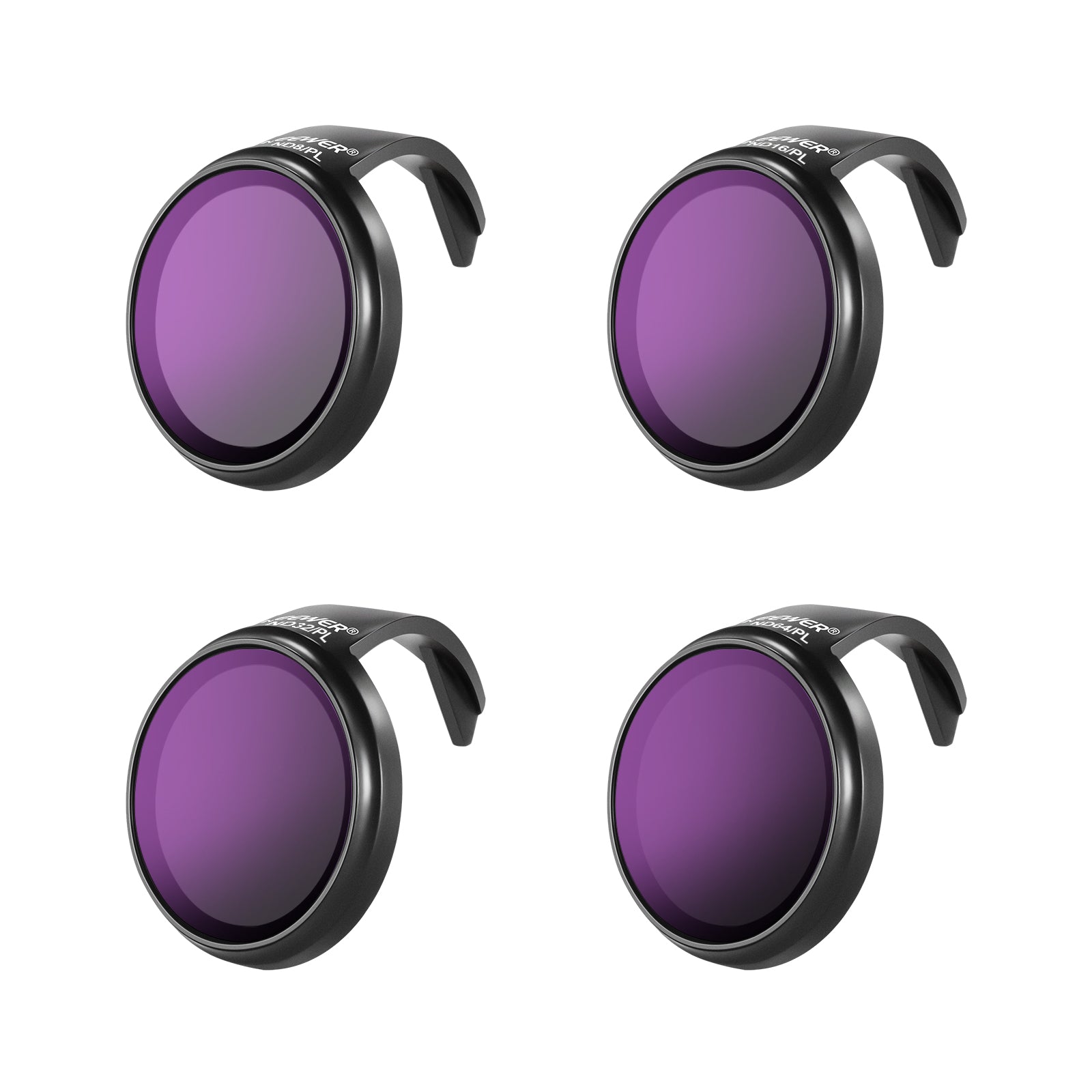 NEEWER FL N23 4 Pack ND/PL Filter Set for DJI NEO Drone - Professional Camera Lens Filters for Aerial Photography & Videography - Perfect for Sunny Days, Water Reflections & Landscape Shots