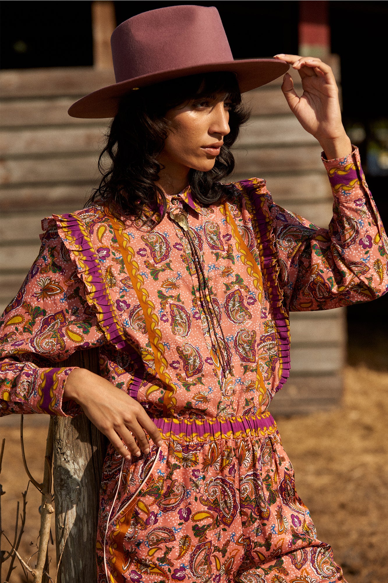 Lais Blouse Women's Floral Print Tunic Top - Casual Summer Blouse for Women - Perfect for Office, Date Night & Vacation Wear
