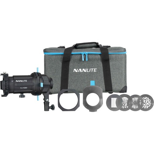 Nanlite Projector Mount for Forza 60 & 60B LED Monolights (19°) - Perfect for Studio Photography & Video Lighting