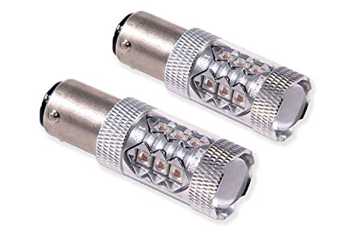 Diode Dynamics 1157 XP80 LED Turn Signal Bulbs - Super Bright Red (Pair) | Perfect for Car, Truck, Motorcycle & RV Lighting Upgrades