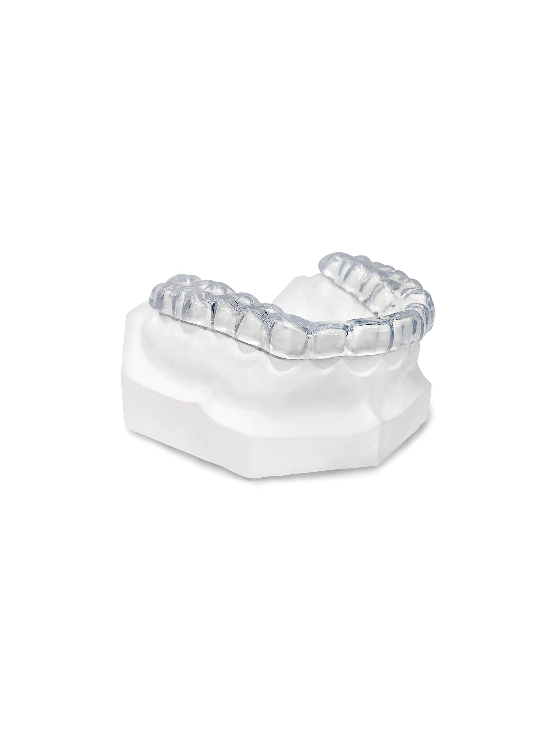Custom Dental Night Guard for Teeth Grinding & Clenching - Durable Mouth Guard for Bruxism Relief - Upper Hybrid 3mm Pink Guard - Relieves Jaw Pain & Soreness - Perfect for Nighttime Teeth Protection & TMJ Comfort