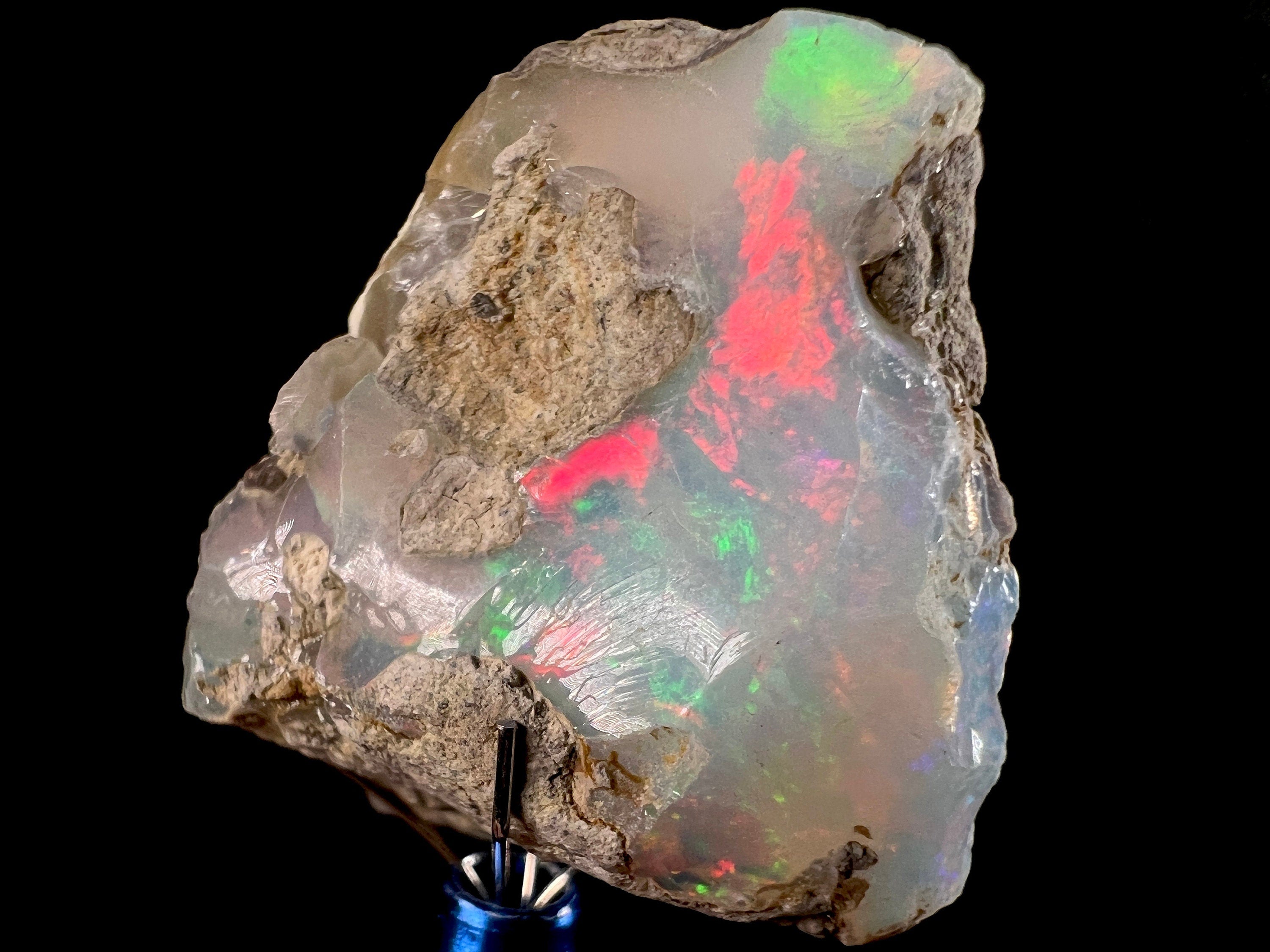 Premium 4A Welo Opal Raw Crystal - Certified Cutting Grade Opal Gemstone for Jewelry Making (50615) - Perfect for Rings, Pendants & Handcrafted Jewelry Designs