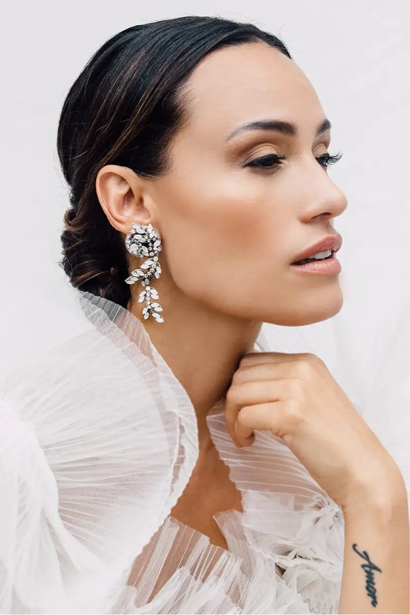 Elegant Elle Earrings for Women - Gold & Silver Dangle Hoop Earrings - Perfect for Parties, Weddings & Everyday Wear