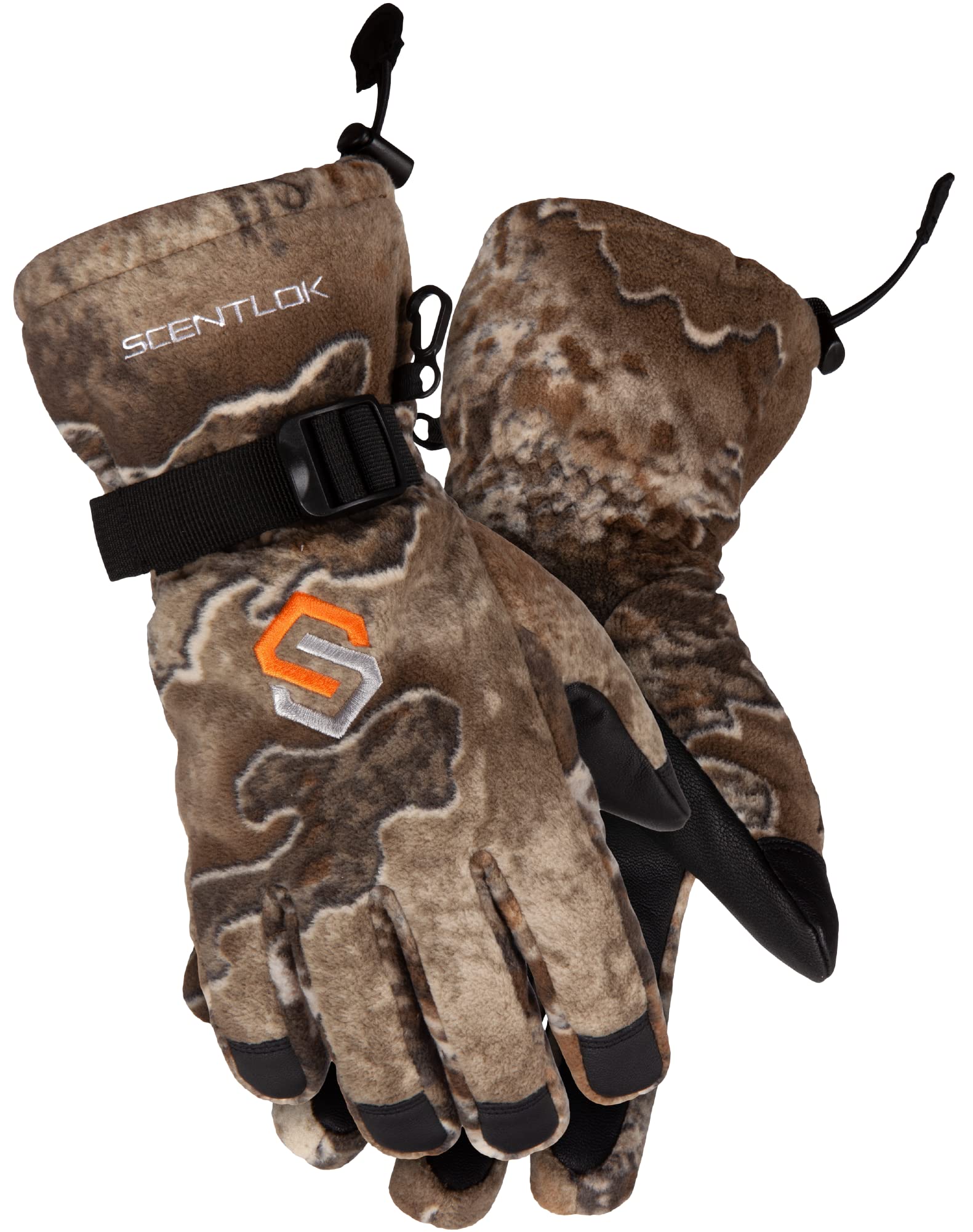 ScentLok BE:1 Fortress Insulated Waterproof Windproof Camo Hunting Gloves - Warm Winter Outdoor Gear for Deer Hunting & Cold Weather Activities