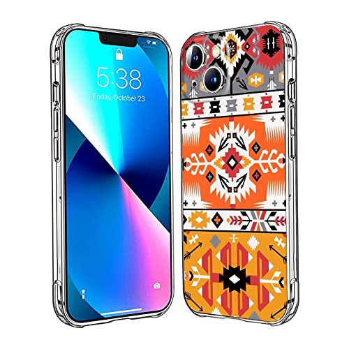 YANTEN Bohemian Style iPhone 13 Case - 6.1 Inch Hippie Floral Design Phone Cover Compatible with iPhone 13 | Perfect for Music Festivals, Travel & Boho Fashion Lovers