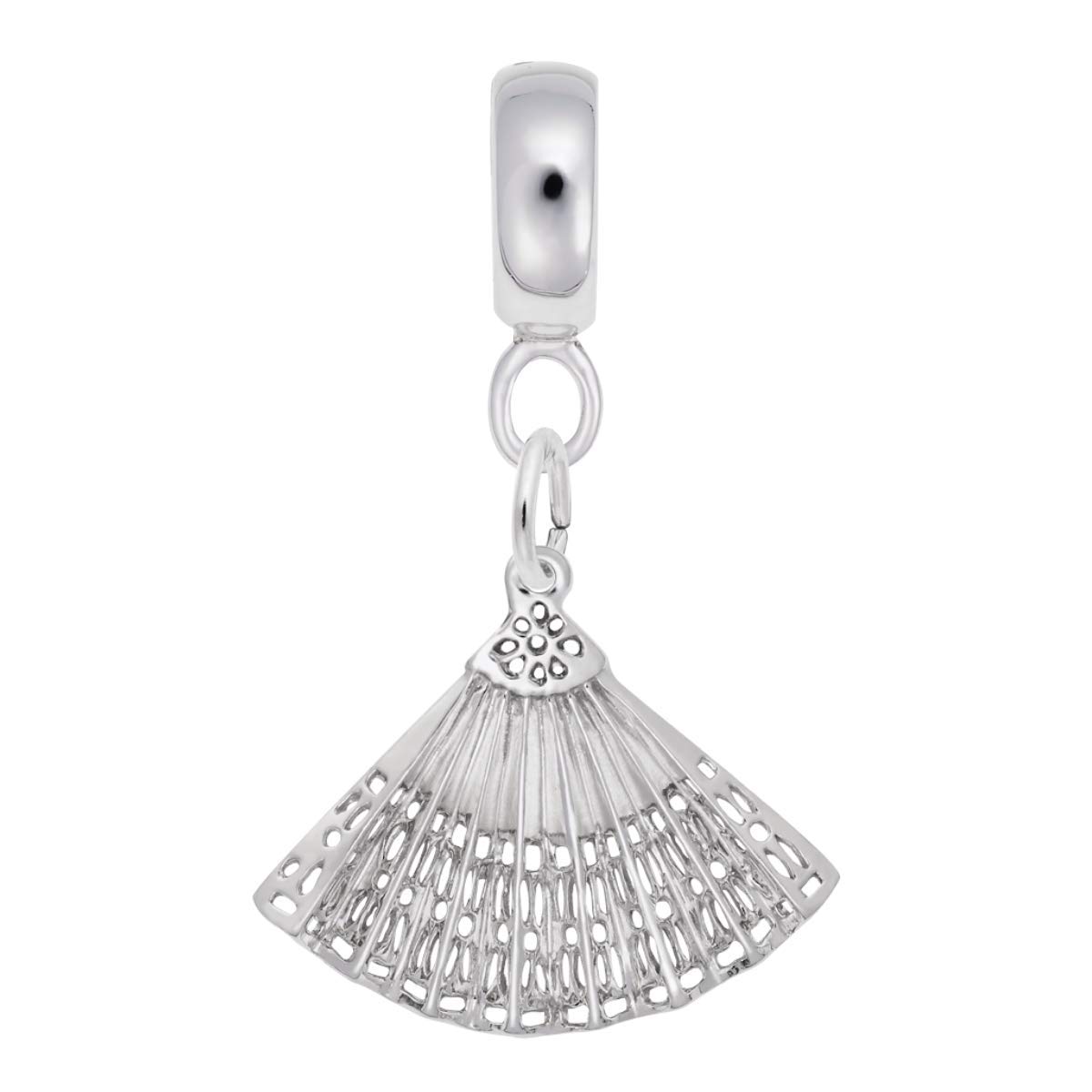 Fan Charm Dangle Beads for Bracelets & Necklaces - Handmade Jewelry Charms for DIY Crafting, Gift Giving & Boho Fashion Accessories