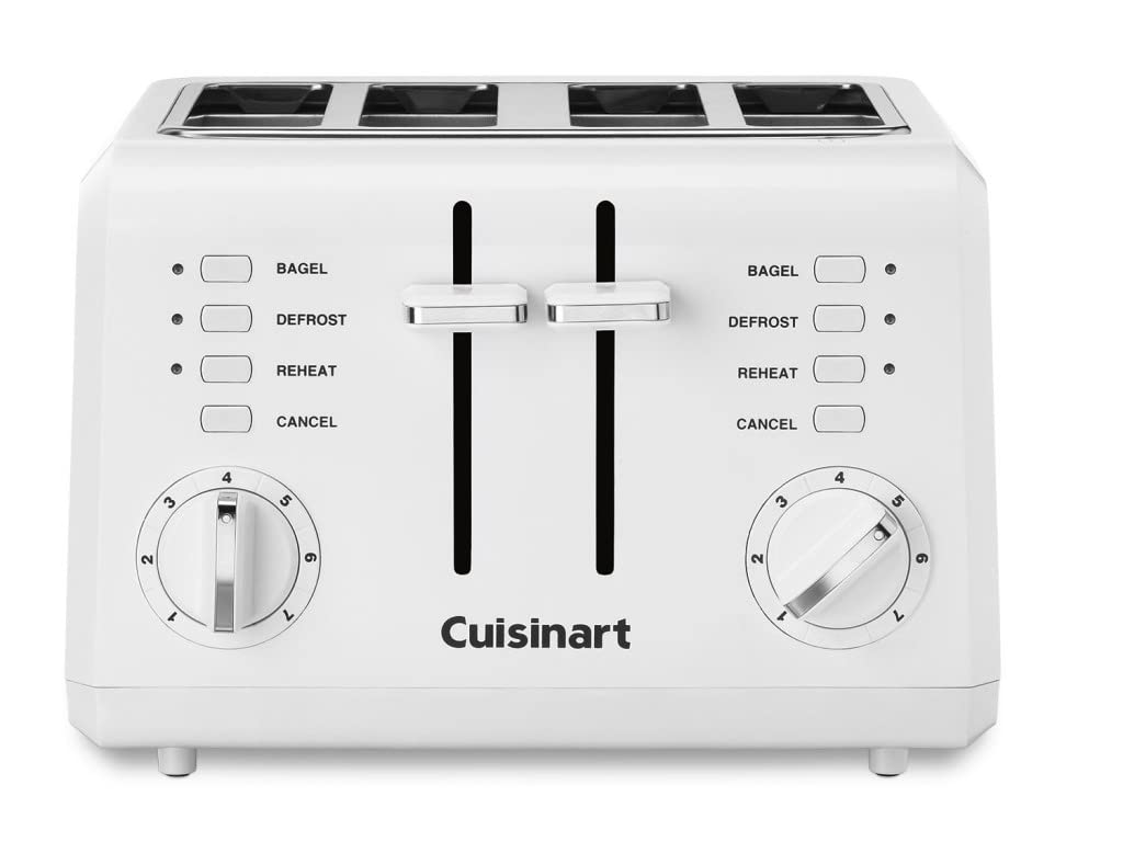 Cuisinart 4-Slice Toaster and Electric Kettle Combo Set - Perfect for Breakfast, Office, Dorm & Small Kitchen Appliances