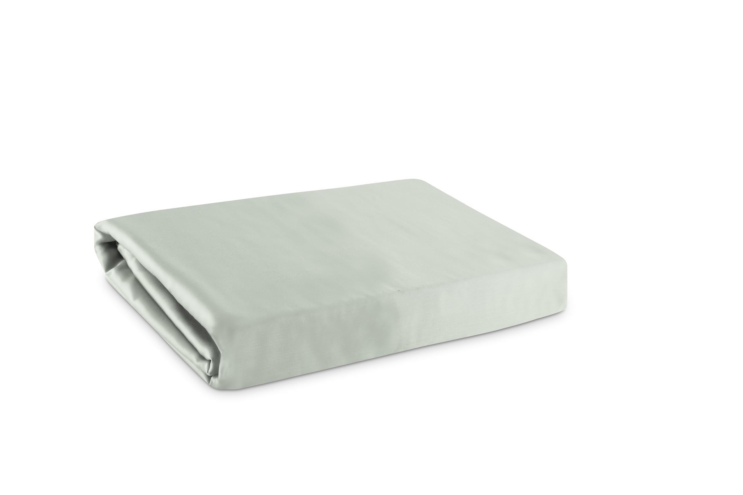 Organic Bamboo Viscose King Size Flat Sheet - 100% Natural Cooling Bed Sheet for Hot Sleepers, Extra Wide & Breathable - Perfect for Summer Nights & Temperature Regulation (Soft Sage)
