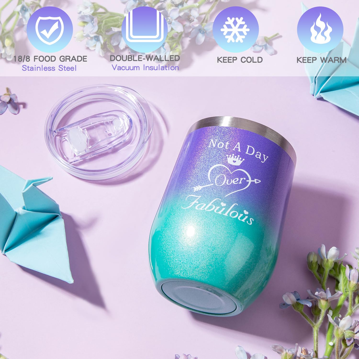 Lavender Relaxing Gift Set for Women - Birthday & Self Care Gifts