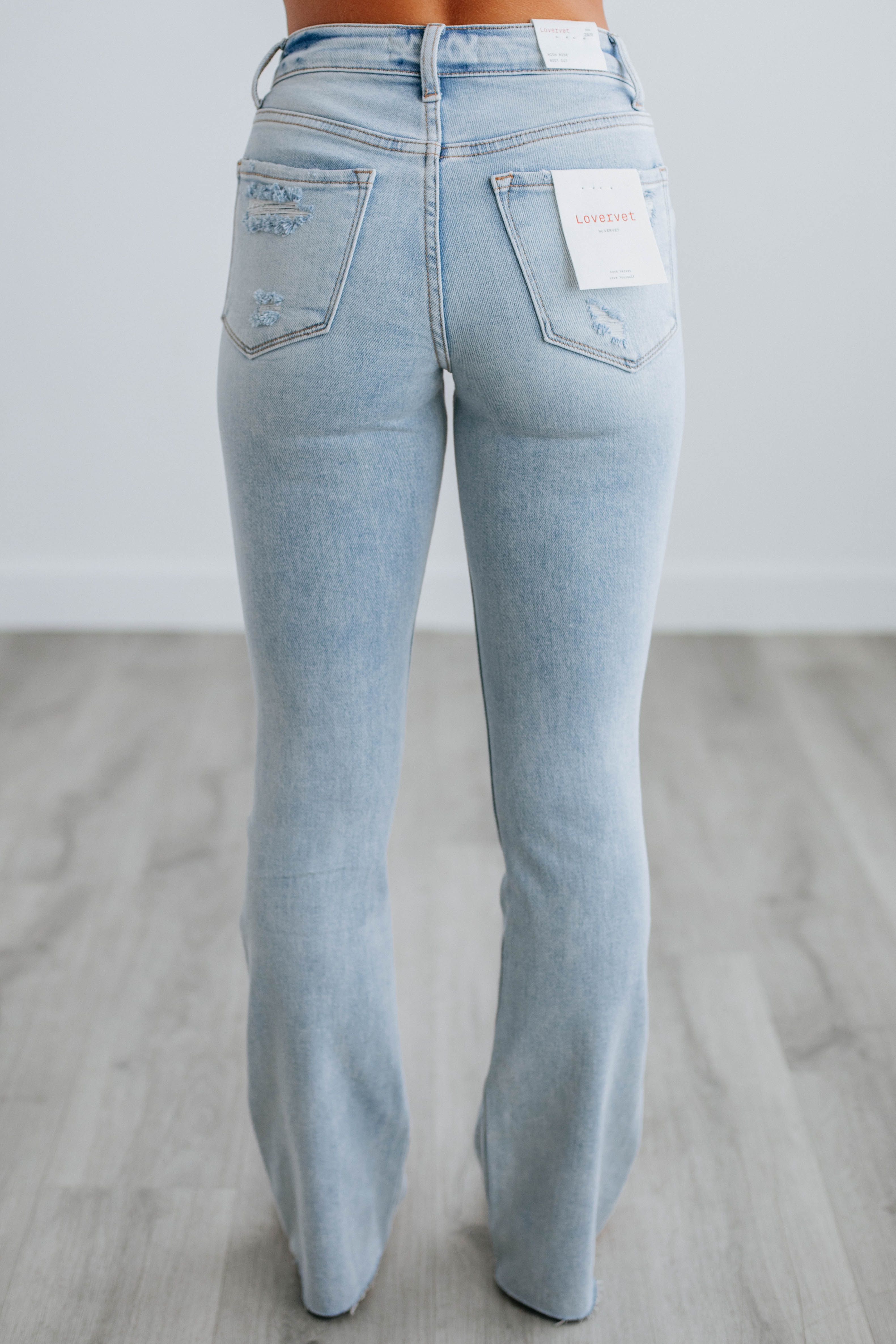 Elizabeth Vervet Women's High-Waisted Skinny Jeans - Stretch Denim Pants for Casual Wear & Night Out