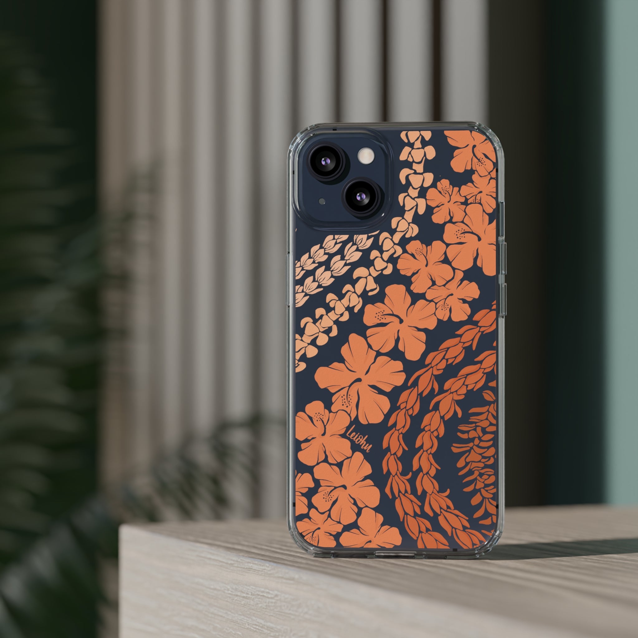 Groovy Lei Warm Clear Phone Case - Soft & Durable Protective Cover for iPhone & Android - Perfect for Winter, Outdoor Activities & Everyday Use
