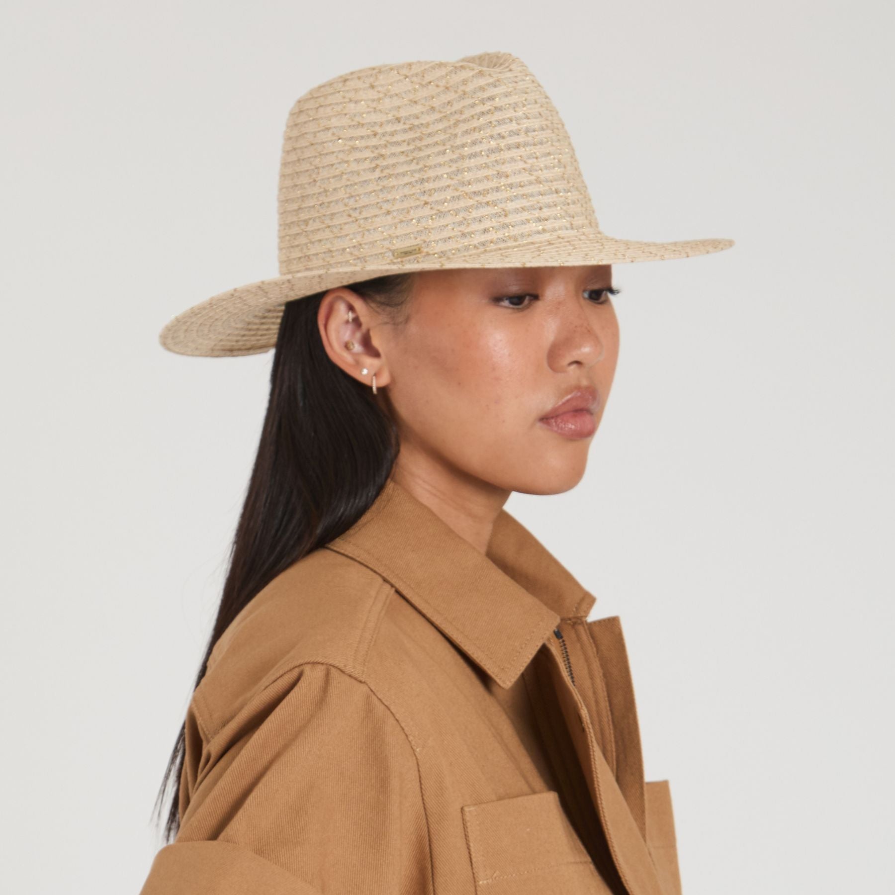 Courtney Vented Hemp Packable Fedora Hat for Women - Breathable Sun Hat for Outdoor, Beach, Travel & Summer Fashion