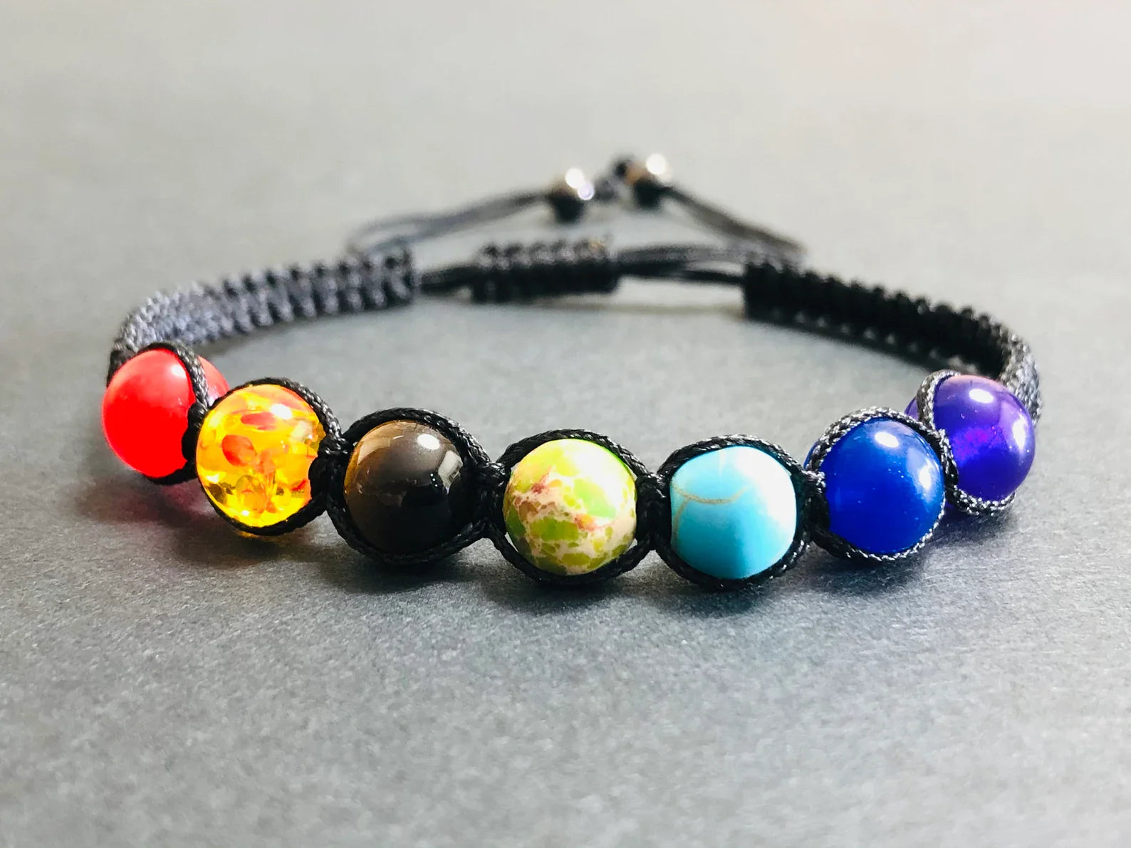 7 Chakra Balancing Bracelet for Women & Men - Healing Crystal Energy Stone Beads for Meditation, Yoga & Spiritual Wellness - Perfect Gift for Stress Relief & Positive Vibes