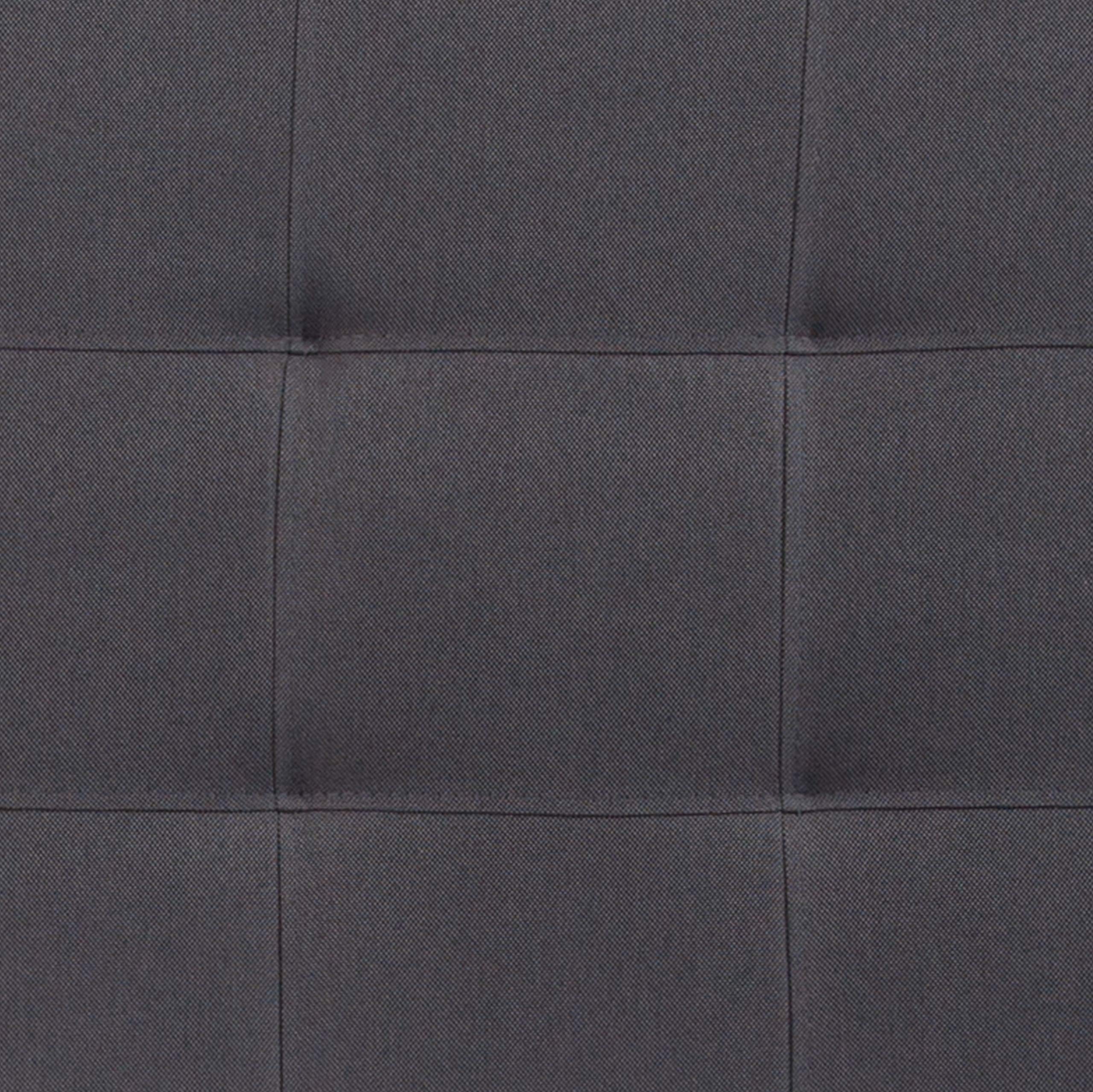 Flash Furniture Bedford Tufted Upholstered Queen Size Headboard - Dark Gray Fabric Upholstered Bed Frame Headboard for Master Bedroom, Guest Room & Home Decor