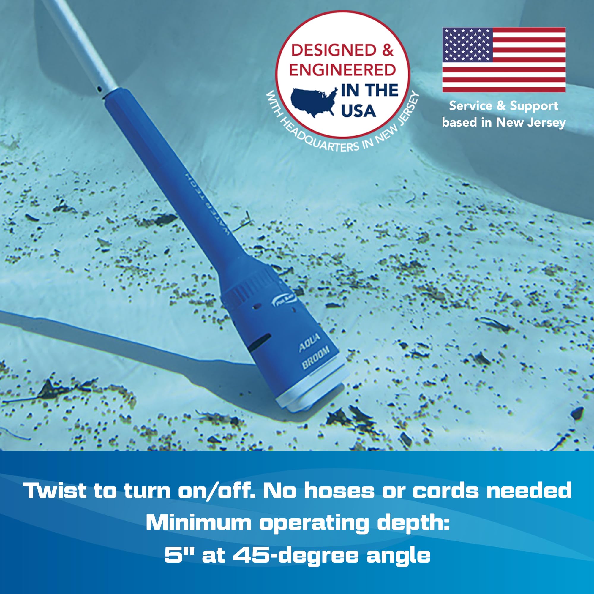 Cordless Pool Vacuum for Spa & Small Pools - Sand & Dirt Cleaner for Hot Tubs & Inflatable Pools