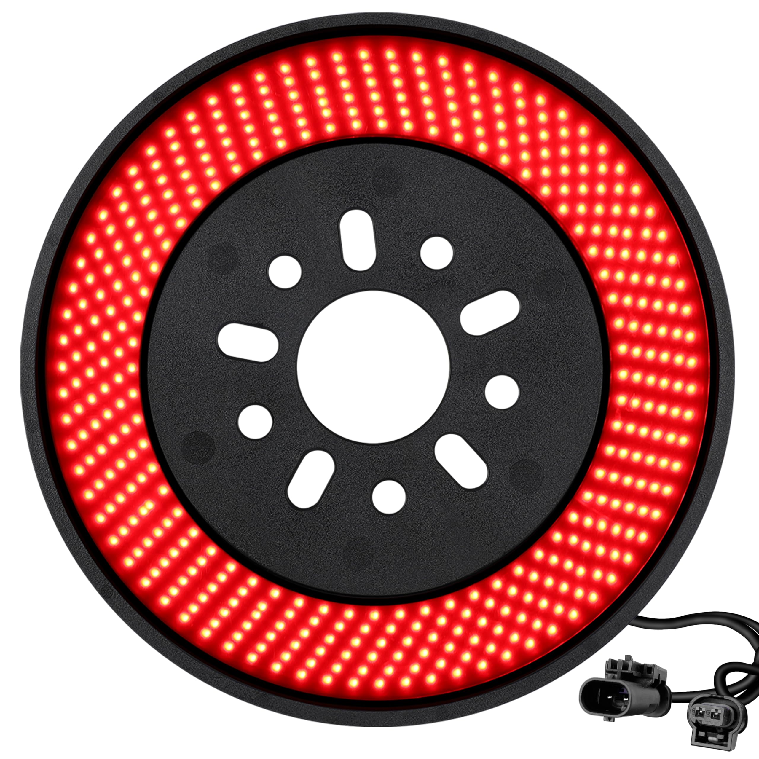 Super Bright 405 LED Spare Tire Brake Light for 2018-2025 Jeep Wrangler JL & JLU | Plug-N-Play Easy Installation | 3rd Rear Wheel Light Accessory | Perfect for Off-Roading & Night Driving Safety
