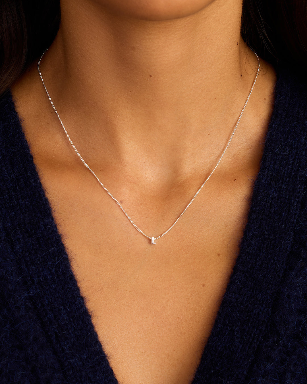 Wilder Mini Alphabet Necklace - Personalized Initial Pendant Jewelry for Women | Perfect Gift for Birthday, Anniversary & Everyday Wear