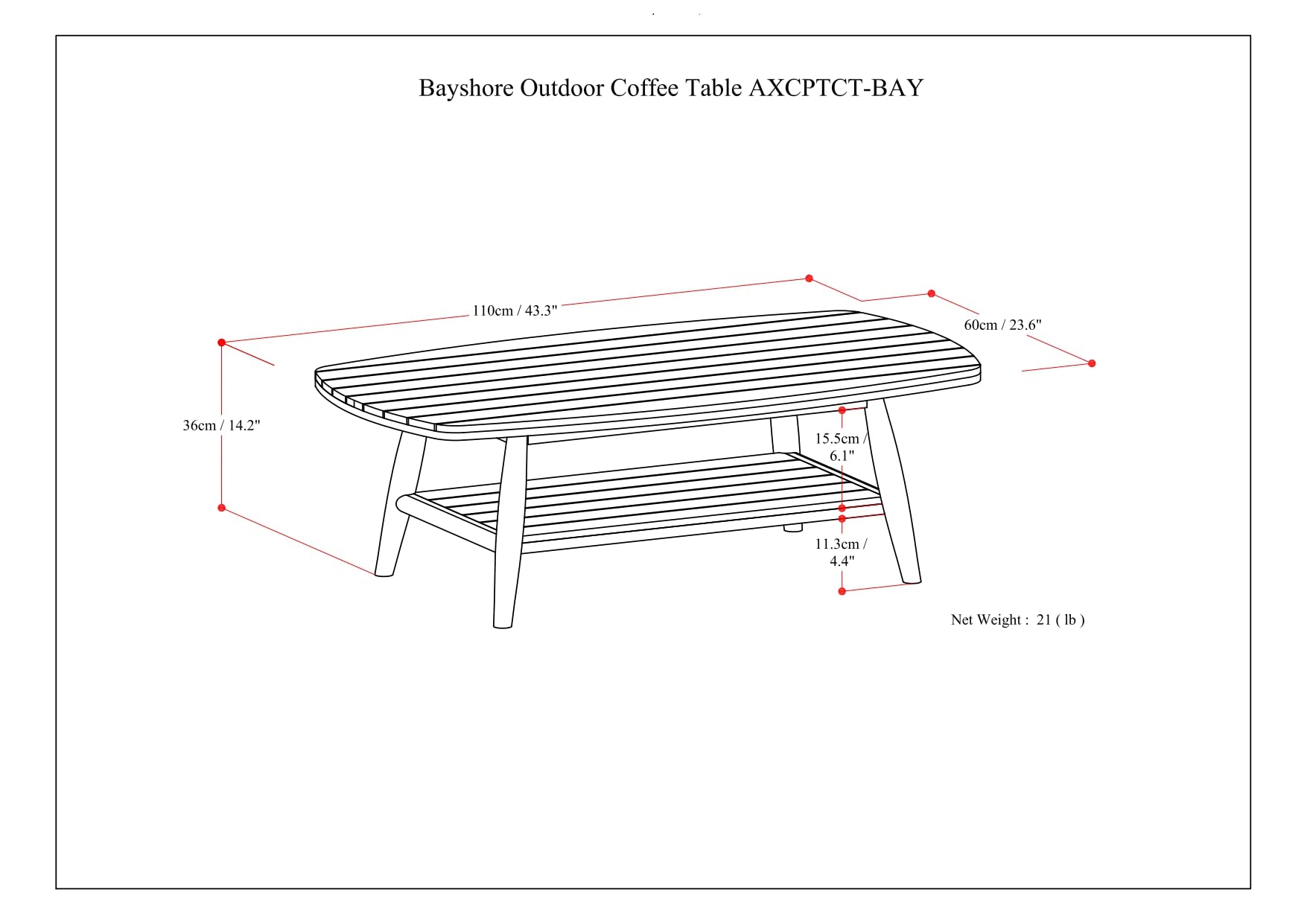 **SIMPLIHOME Bayshore 43