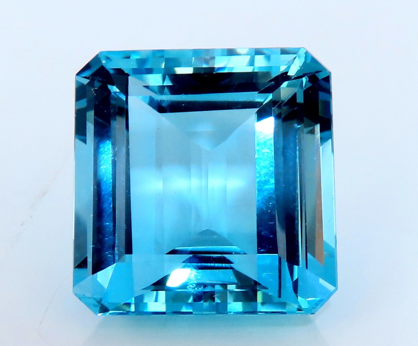 GIA Certified 46.87ct Natural Blue Emerald Cut Aquamarine Gemstone - Stunning Birthstone Jewelry for March, Engagement Rings & Luxury Gifts