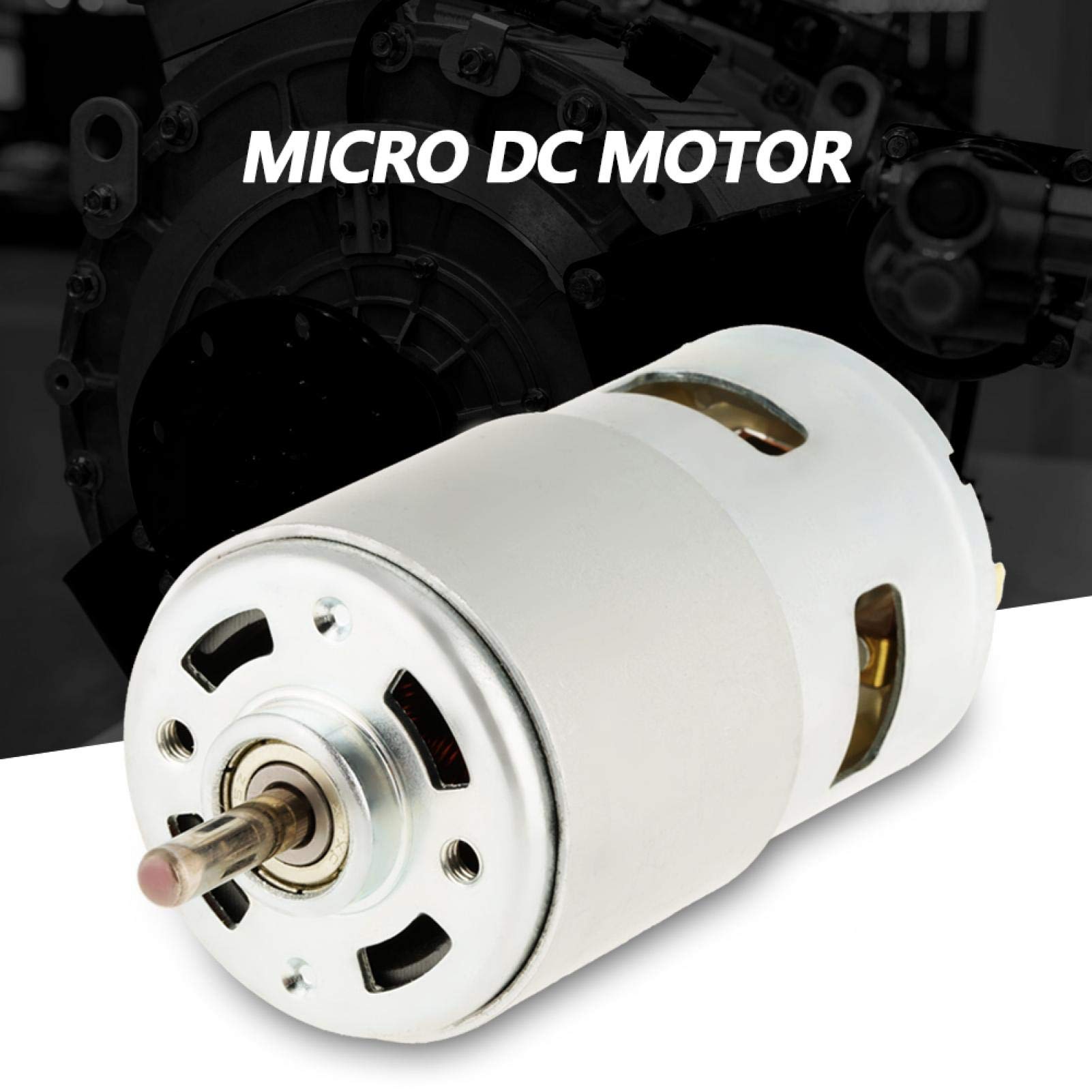 12V DC High Speed Micro Geared Brushed Motor - Powerful Mini Electric Motor for DIY Robots, Power Tools, RC Cars & STEM Projects | Perfect for Hobbyists, Makers & Engineering Applications
