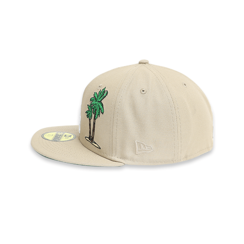 Los Angeles Dodgers 50th Anniversary Brown 59FIFTY Fitted Baseball Cap for Men - Perfect for Game Day, Sports Events & Fan Collections