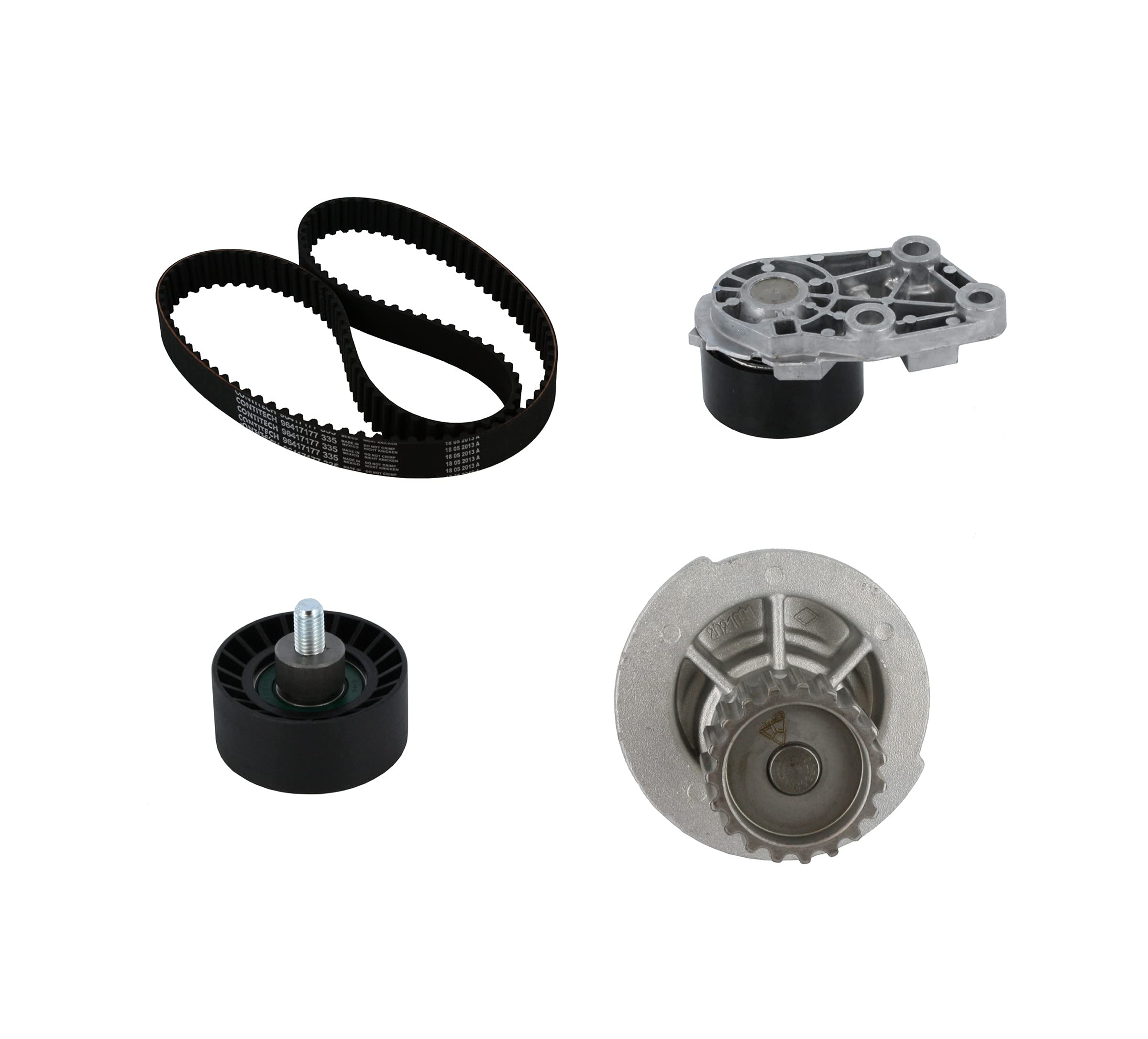 Continental TB335LK1 Pro Series Timing Belt Kit with Water Pump - High Performance Replacement for Smooth Engine Operation - Perfect for Car Maintenance & Repair