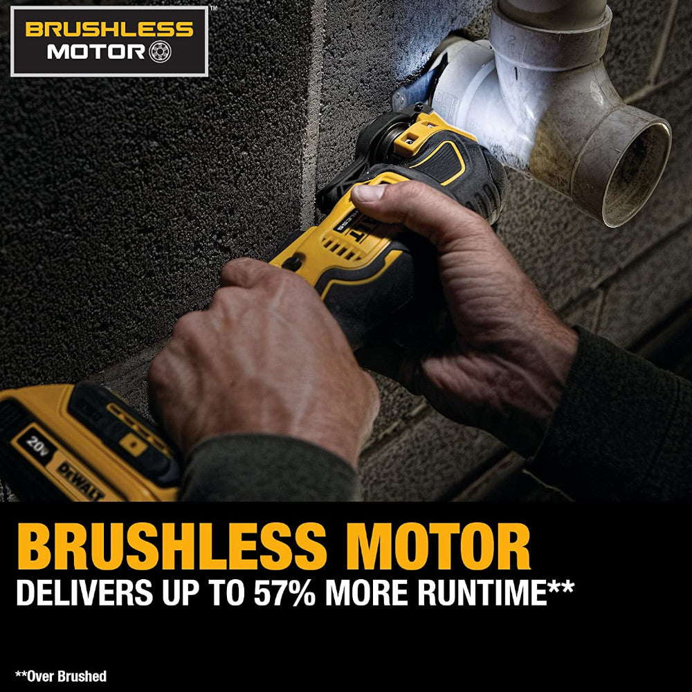 DEWALT Atomic 20V MAX* Brushless Cordless Oscillating Multi-Tool Kit (Refurbished with Warranty) - DCS354D1 | Perfect for DIY Projects, Home Renovations & Professional Construction Work
