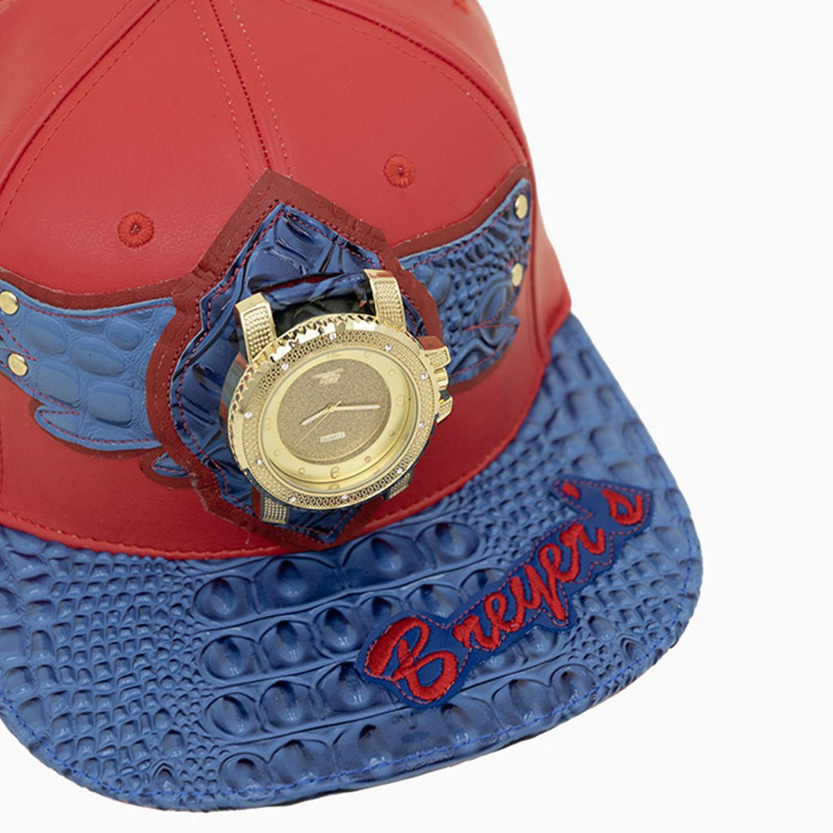 Breyer's Buck 50 Genuine Leather Watch Hat with Logo - Stylish Outdoor Accessory for Hunting, Hiking & Casual Wear