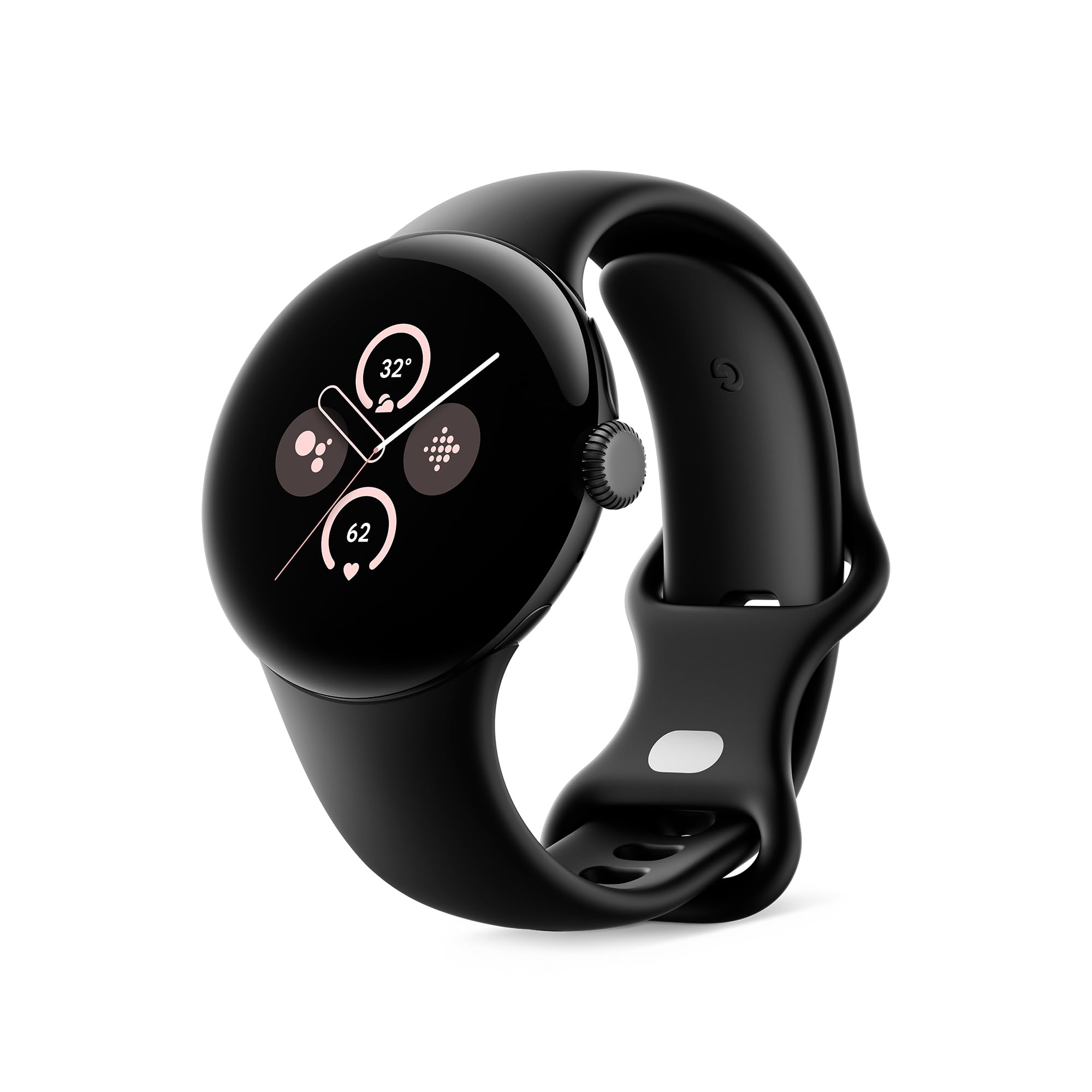Google Pixel Watch 2 Smartwatch with Fitbit Heart Rate Tracking, Stress Management & Safety Features - Android Wear OS Watch with Matte Black Aluminum Case & Obsidian Active Band - Wi-Fi Connectivity for Fitness, Workouts & Daily Activity Tracking