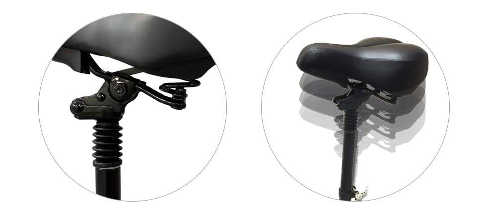 WideWheel Electric Scooter Seat - Comfortable & Adjustable Replacement Seat for Adults - Perfect for Commuting, City Rides & Outdoor Adventures