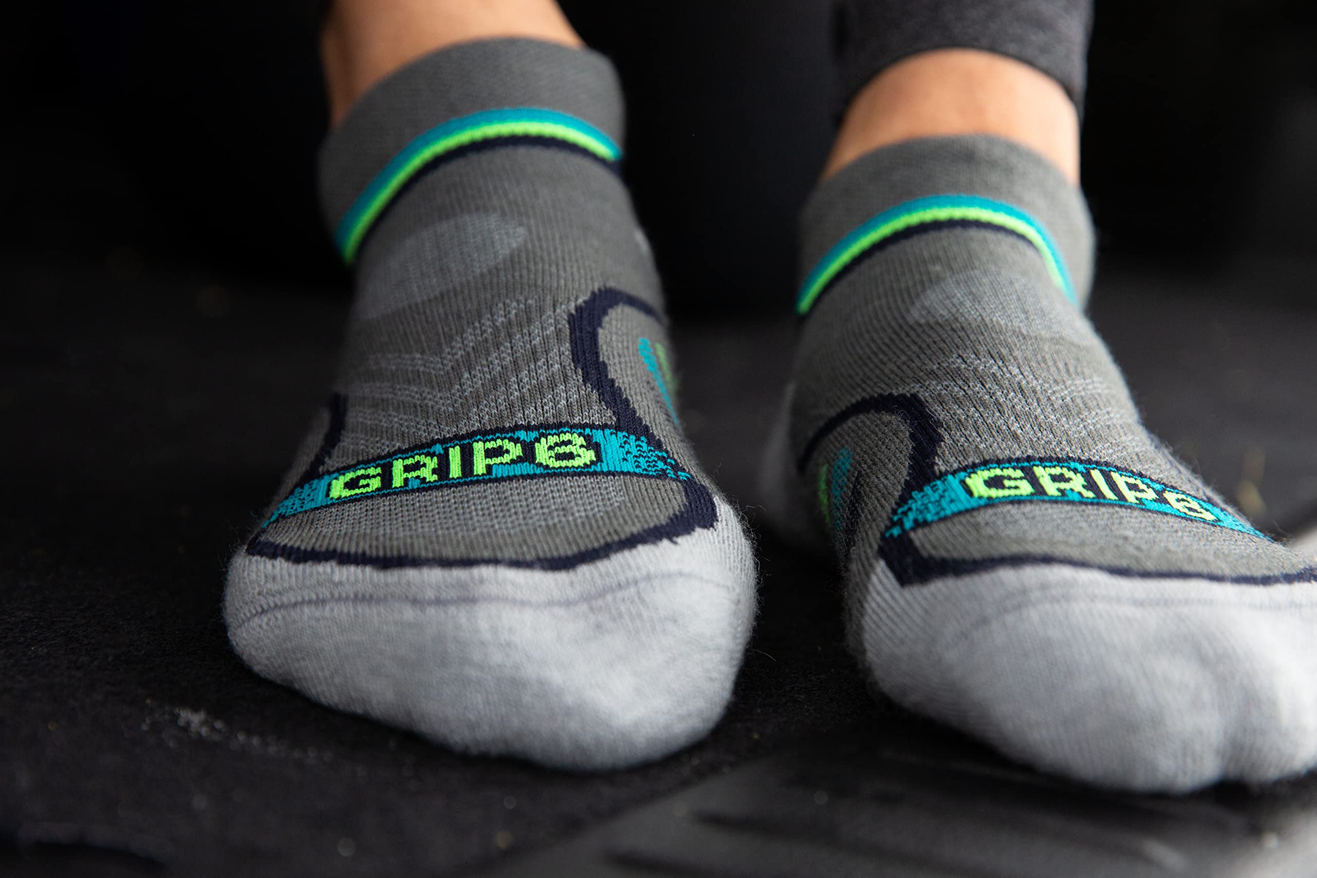 GRIP6 Everyday Merino Wool Socks - Lightweight Hiking Socks for Men & Women - Warm Ankle Socks for Cold Weather - Fastback Grey, X-Large (1-Pack) - Perfect for Outdoor Adventures & Daily Comfort