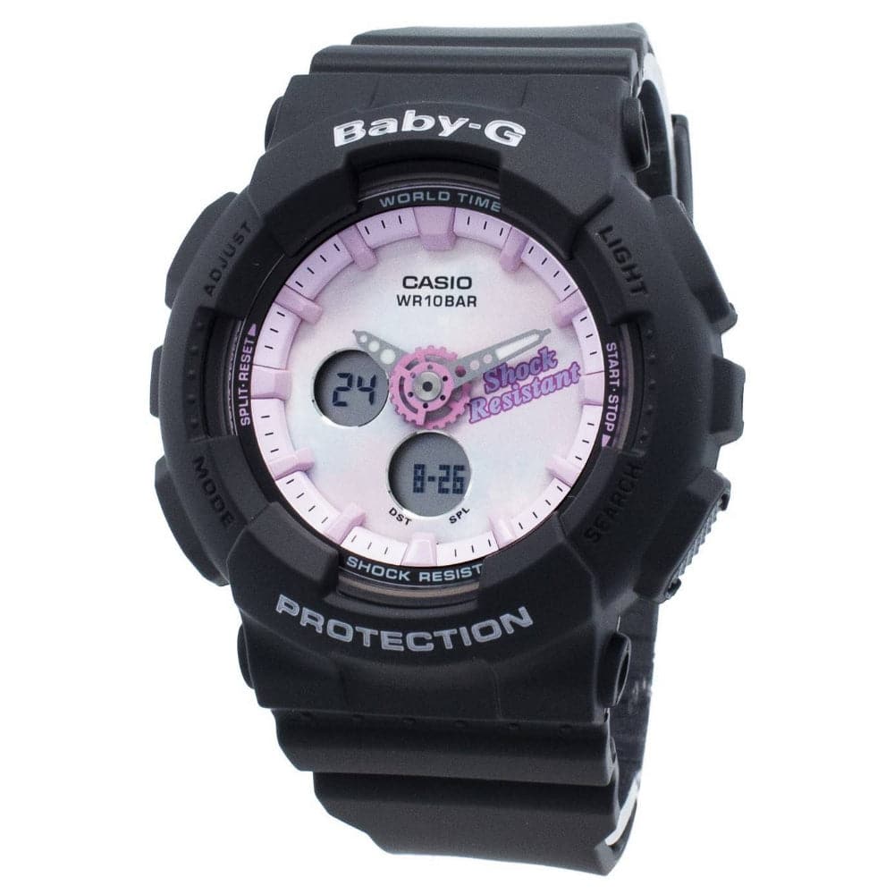 CASIO BABY-G BA-120T-1ADR Women's Digital Sport Watch with Shock Resistance & LED Light - Perfect for Running, Hiking, and Outdoor Activities