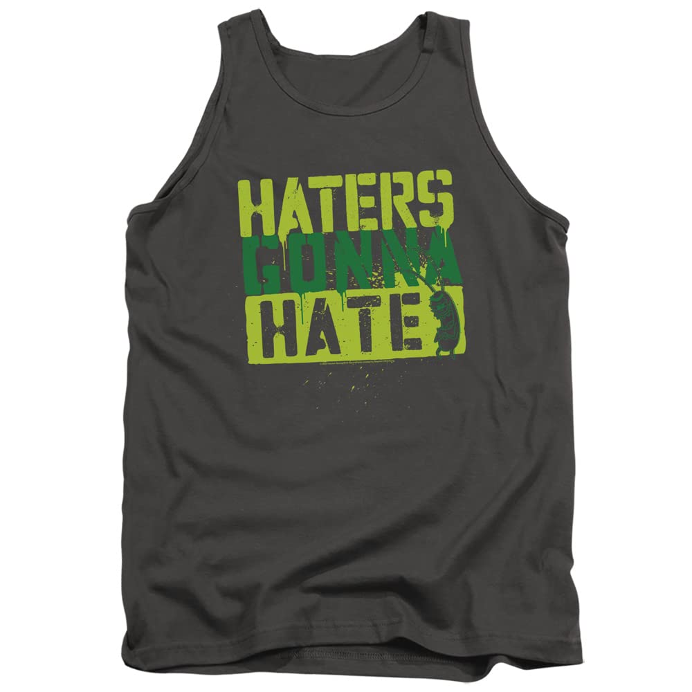 SpongeBob Haters Gonna Hate Unisex Tank Top for Men & Women - Funny Cartoon Graphic Tee for Beach, Gym, or Casual Wear