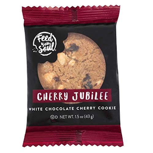 Delicious Cherry Jubilee Cookies - 60 Count Individually Wrapped for Freshness | Perfect for Office Snacks, Party Favors & Holiday Gifting
