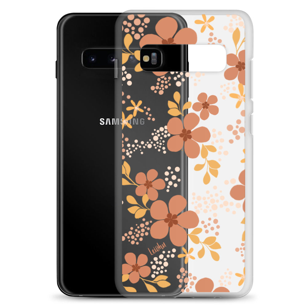 Groovy Pua Clear Protective Phone Case for Samsung Galaxy S21/S20/Note 20 - Slim & Scratch-Resistant Cover for Everyday Use, Work & Travel