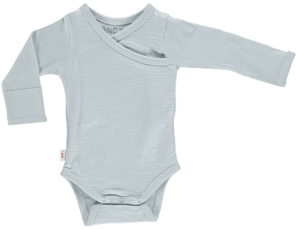 Cocooi Women's Long Sleeve Bodysuit - Soft Stretch Turtle Dove Color for Layering & Everyday Wear