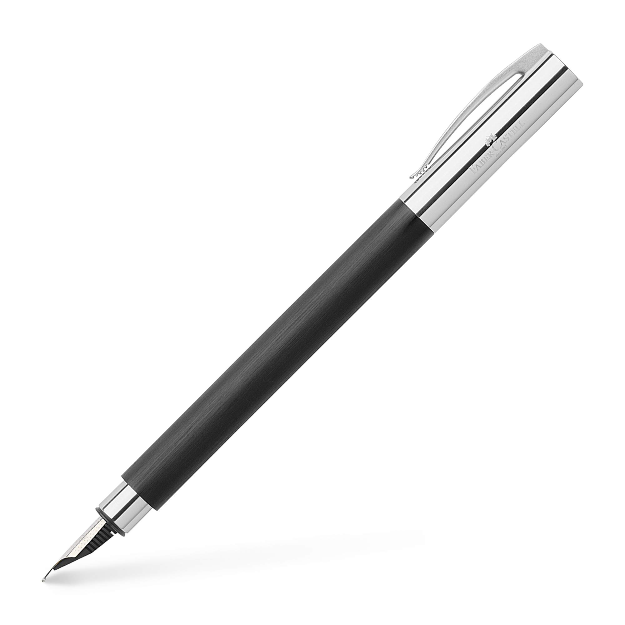 Faber-Castell Ambition 148142 Fountain Pen - Premium Resin Body with Extra Fine (EF) Black Nib - Perfect for Writing, Calligraphy & Signature Signing