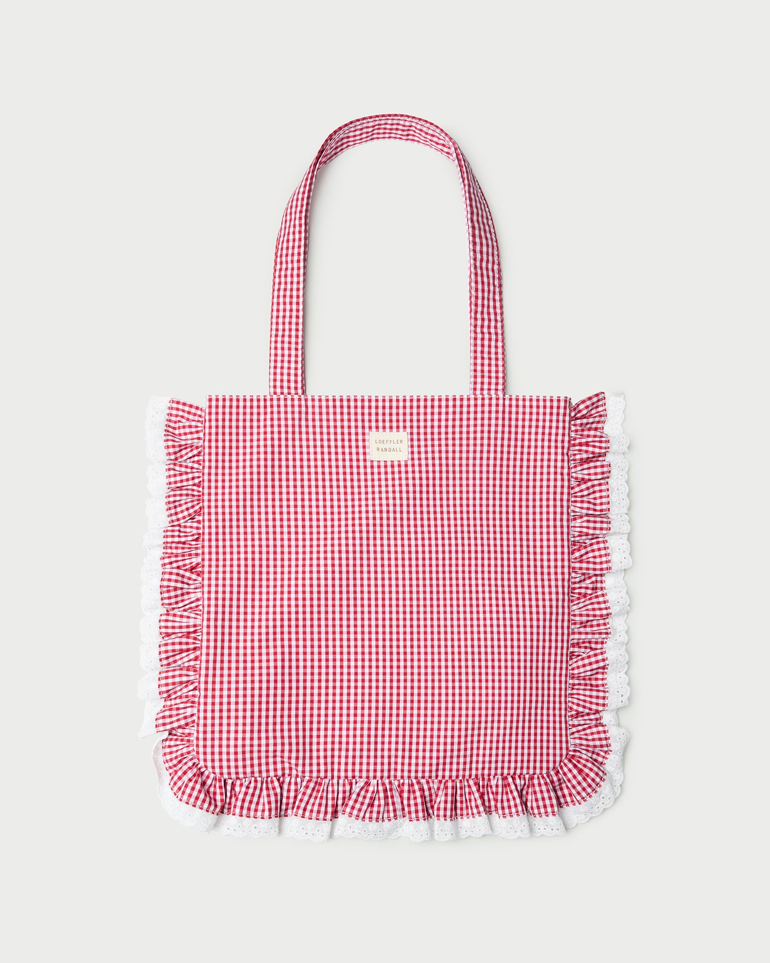 Justine Ruffle Tote Bag - Stylish Women's Handbag for Work, Travel & Shopping | Trendy Shoulder Bag with Ruffles & Spacious Interior