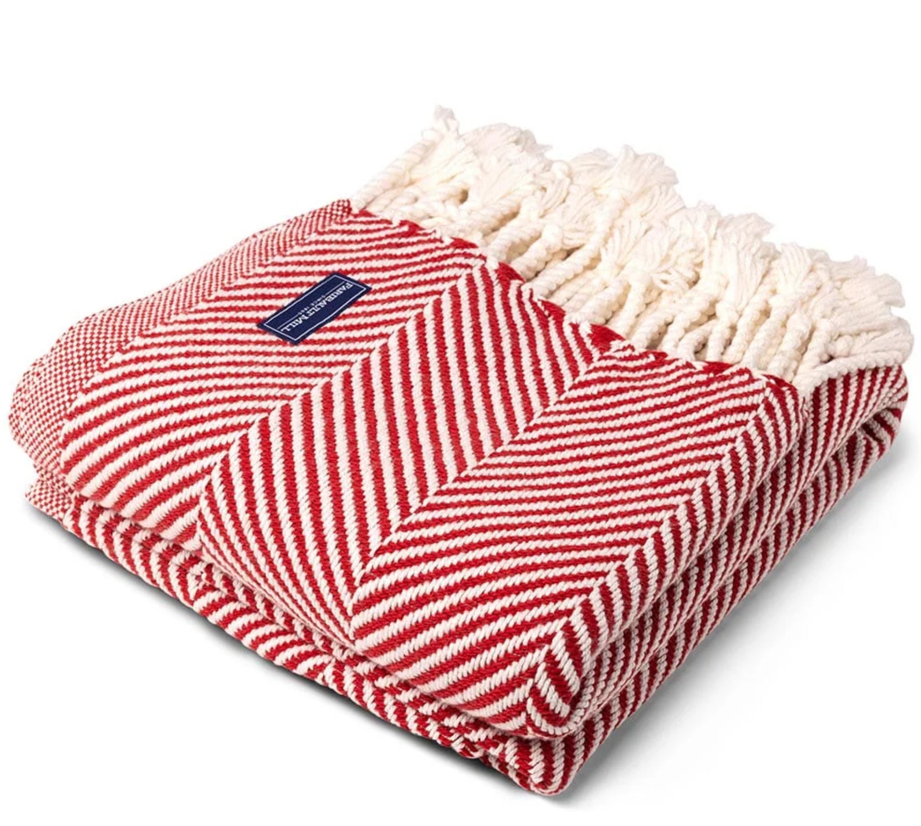 Soft Monhegan Cotton Throw Blanket with Fringe - Cozy & Lightweight for Sofa, Bed & Travel | Perfect for Home Decor, Gifts & Relaxation